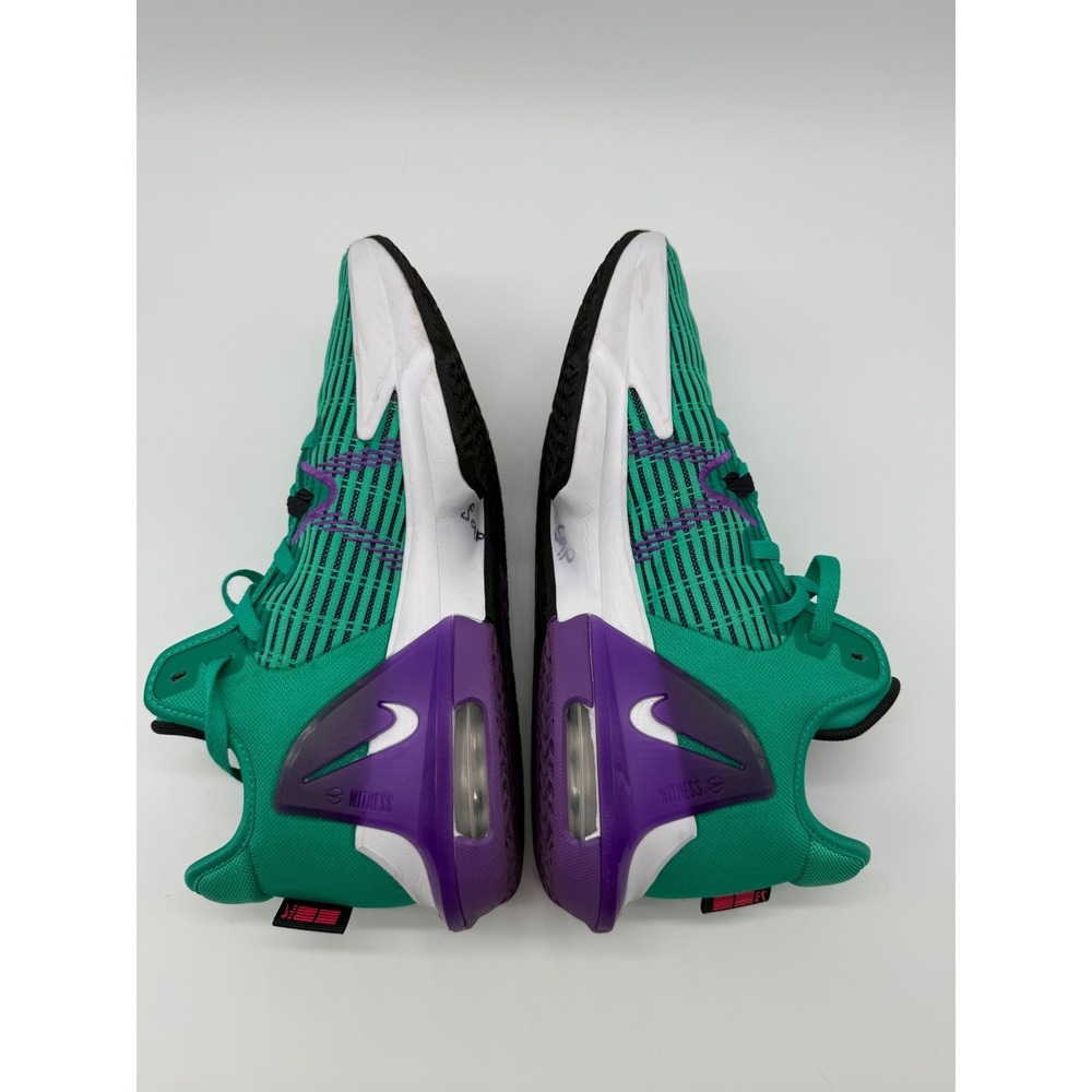 Nike LeBron Witness 6 Mens 11.5 Green Excellent Basketball Sneakers CZ4052-300 - Picture 11 of 16